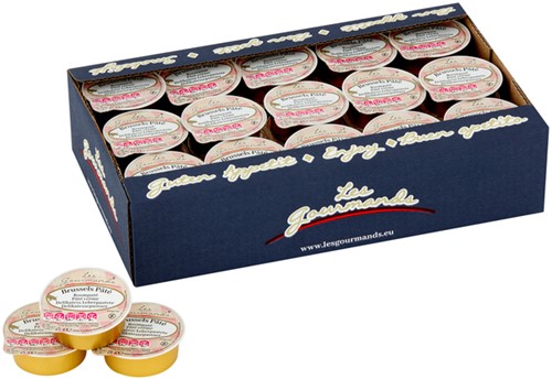 Roompaté Les Gourmands Brussels 45x25 gram cupjes
