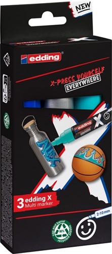 Edding 6900 X multi m. 3pcs set ocean col.