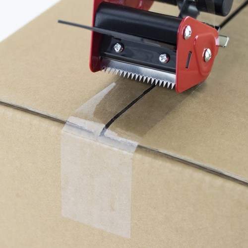 Verpakkingstape dispenser Rapesco Germ-Savvy 960 antibacterieel met transparante tape zwart-3