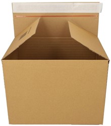 Quickbox IEZZY verstelbare hoogte 304x216x130-220mm B-golf bruin 10 stuks