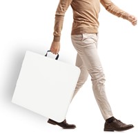 Vouwtafel BRASQ 120x60x74cm FC120 wit-6