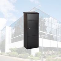 Pakketbrievenbus BRASQ 105x38x24cm PB400 Zwart-7