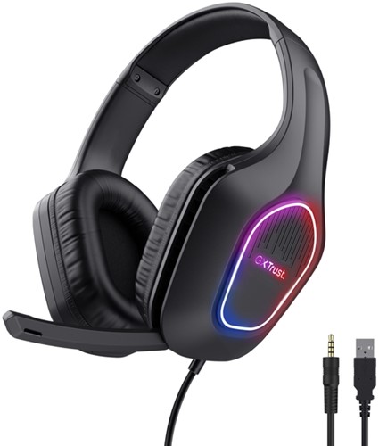 Gaming Headset Trust GXT416 Zirox LED zwart