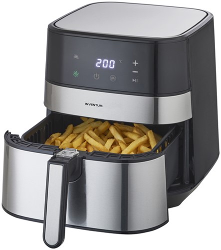 Airfryer Inventum 5 liter zwart/RVS-2