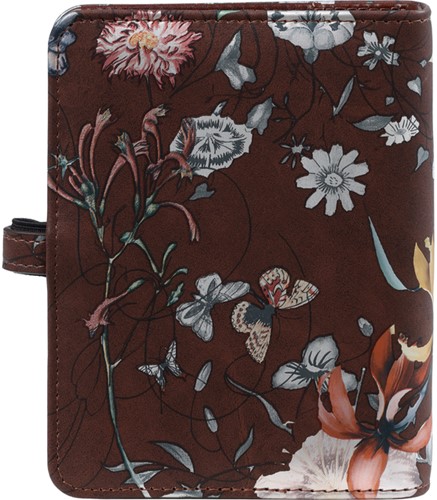 Organizer Kalpa Pocket inclusief agenda 2025-2026 7dagen/2pagina's bloemenzee bruin-3