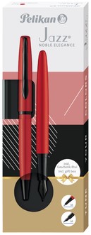 Schrijfset Pelikan Jazz Noble Elegance K36+P36 medium red