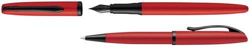 Schrijfset Pelikan Jazz Noble Elegance K36+P36 medium red-2