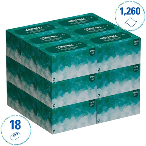 Handdoek Kleenex Ultra Pop-up Box 1-laags 226x254mm 70 vel wit 6088-3
