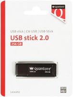USB-stick Quantore 256GB 2.0 zwart