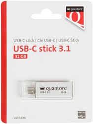 USB-stick Quantore USB-C 32GB 3.1 zilver