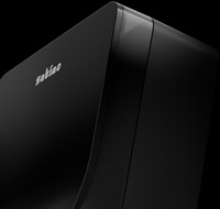 Toiletpapierdispenser Satino JT1 Hyginity jumbo S zwart 333405-1