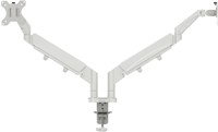 Monitorarm Leitz Ergo ruimtebesparend dubbel grijs-1