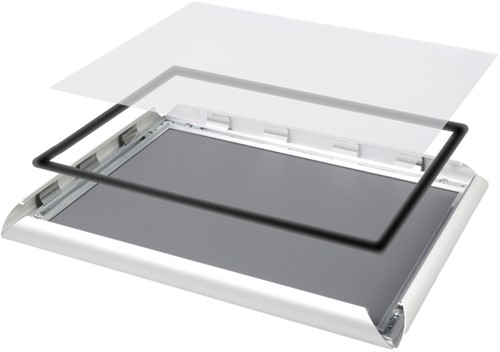 Kliklijst Quantore outdoor A5 25mm zilver-3