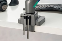 Monitorarm Kensington SmartFit dubbel dwarsbalk en handgreep-3