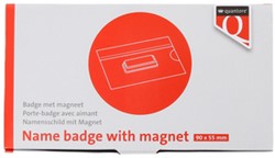 Badge Quantore magnetisch 55x90mm