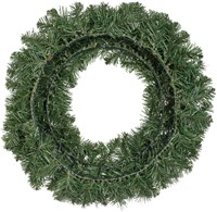 Kerstkrans Everlands met LED verlichting 60cm-2