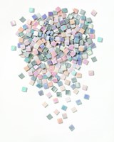 Mozaieksteentjes Folia 10x10mm glas iriserend-2