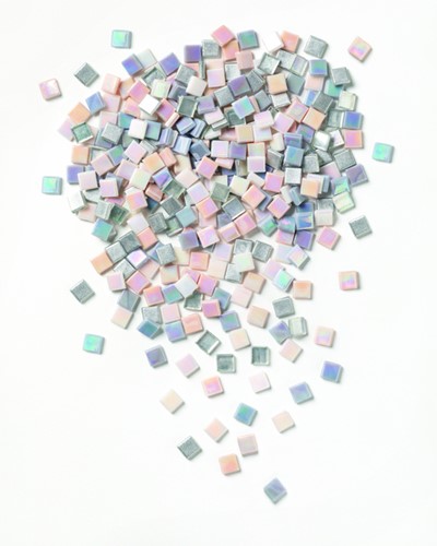 Mozaieksteentjes Folia 10x10mm glas iriserend-2