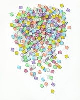 Mozaieksteentjes Folia 10x10mm glas pastel assorti-2