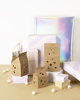 Giftbox Folia Star kraft set à 6 stuks-1