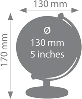 Globe Troika 13cm zwart-zilver-2