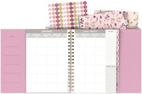 Familieagenda 2026 Lannoo 180x240 Flowers bouquet 7dag/2pag roze-3