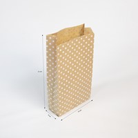 Cadeauzak Clairefontaine16x30x5cm kraft sterren 50 stuks-2