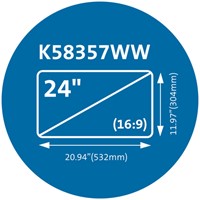 Privacyfilter Kensington MagPro monitor 24 inch 16:9-2