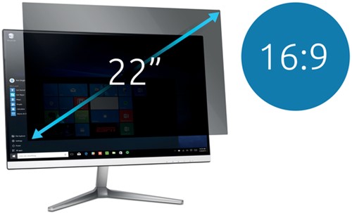 Privacyfilter Kensington 2-weg voor 22" monitors 16:9-2