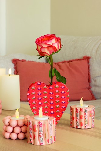 Figuur Décopatch vaas hart waterproof 13x5x13cm-3