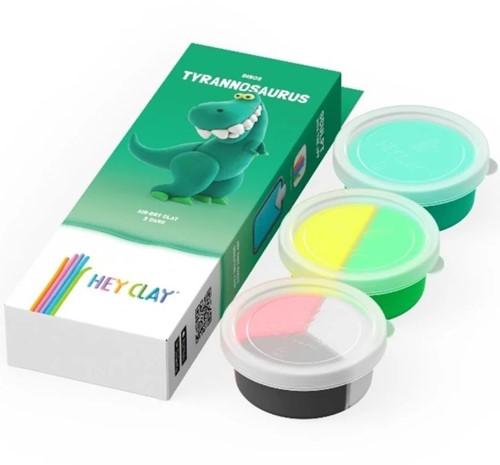 Klei Hey Clay dinos set à 3 delen-2