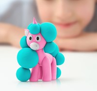 Klei Hey Clay eenhoorn set à 3 delen-3