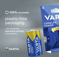 Batterij Varta Longlife Power 2x D-1