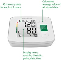 Bovenarmbloeddrukmeter Medisana BU 512-1