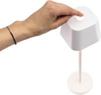 Tafellamp Securit Georgina LED oplaadbaar dimbaar wit-4