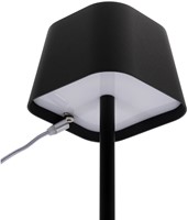 Tafellamp Securit Georgina LED oplaadbaar dimbaar zwart-2