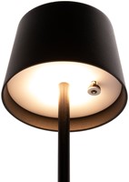 Tafellamp Securit MonteCarlo LED oplaadbaar dimbaar zwart-3