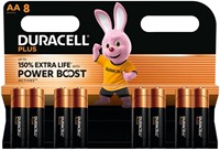 Batterij Duracell Plus Powerboost 8x AA