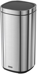 Afvalbak Desq Touch 50 liter RVS zilver