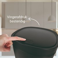 Afvalbak Desq Touch 30 liter RVS zwart-2