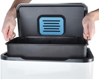 Pedaalemmer Desq 40 liter RVS wit-3