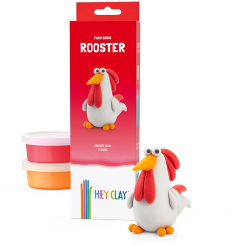 Klei Hey Clay Rooster 3 potjes