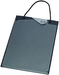 Klembord MAUL A4 autowerkmap staand met afsluitbaar opbergvak  zwart