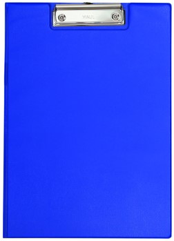 Klembordmap MAUL A4 staand PVC met penlus blauw