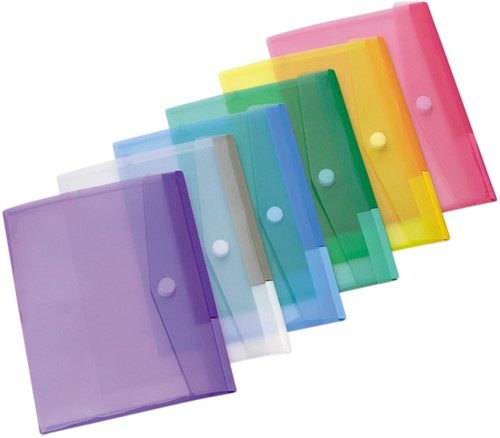 Enveloptas Djois Color Collection A4 horizontaal assorti