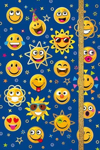 Notitieboekje smiley's/TC/150-110mm/Multi/Papier