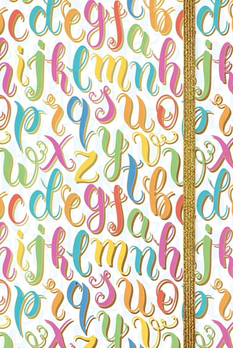 Notitieboekje letters/TC/150-110mm/Multi/Papier