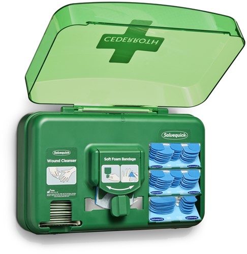 Wond dispenser Cederroth - Salvequick blauw-2