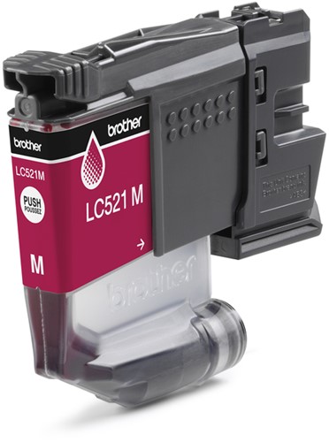 Inktcartridge Brother LC-521M rood-2