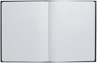 Gastenboek Exacompta Graphik 270x220mm blanco zwart-1